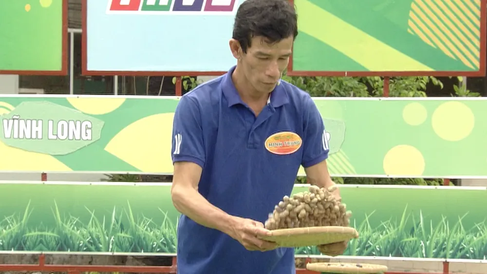 Anh Trung với thử thách tại chương trình.