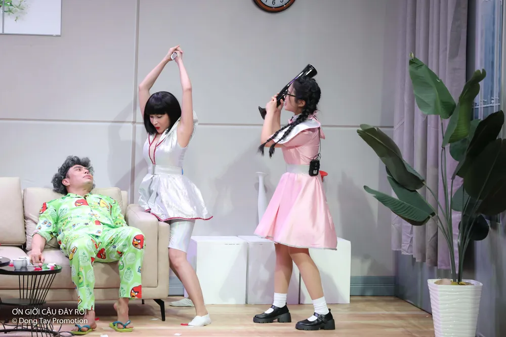 Phương Mỹ Chi với vai diễn của mình. Phương Mỹ Chi với vai diễn của mình.