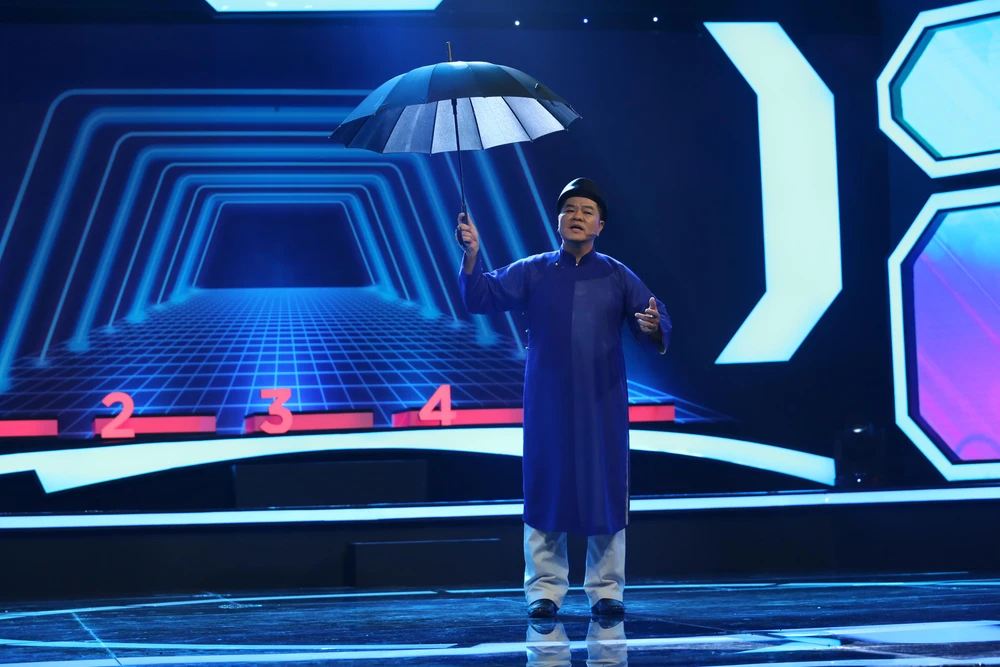 Nhân vật hát Quan họ trong chương trình.