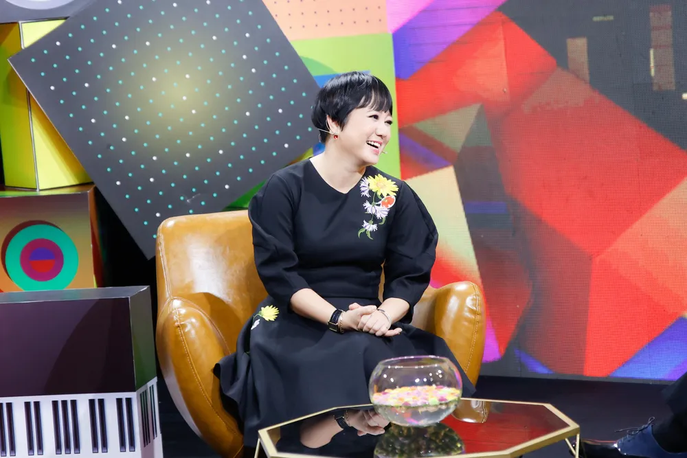 Ngọc Linh chia sẻ với chương trình. Ảnh: CTCC Ngọc Linh chia sẻ với chương trình. Ảnh: CTCC