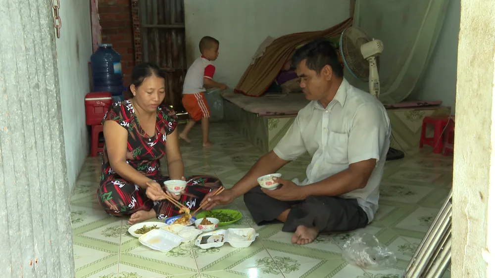 Gia đình anh Tuấn.