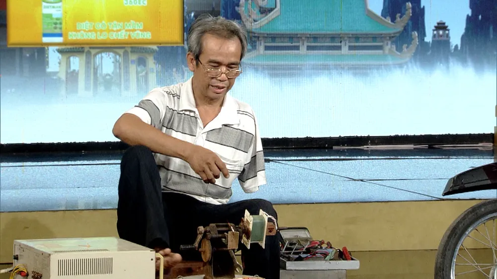 Anh Hải trong chương trình. Anh Hải trong chương trình.