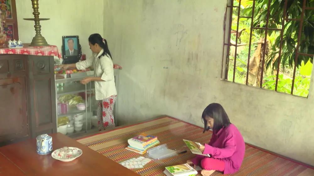 Chị Út trong chương trình.