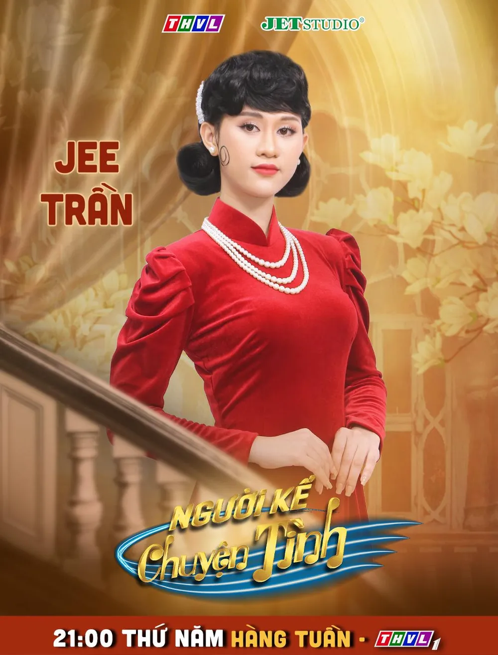 Poster thí sinh Jee Trần. Poster thí sinh Jee Trần.