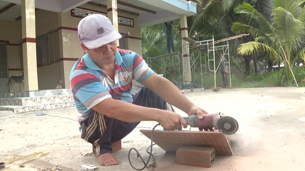 Hình ảnh anh Vũ trong chương trình.