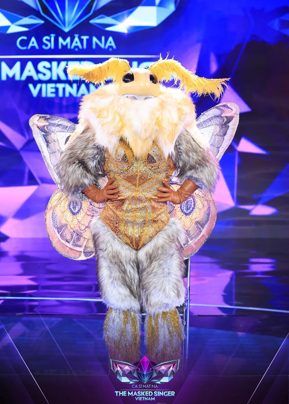 Mascot Bướm mặt trăng. Mascot Bướm mặt trăng.