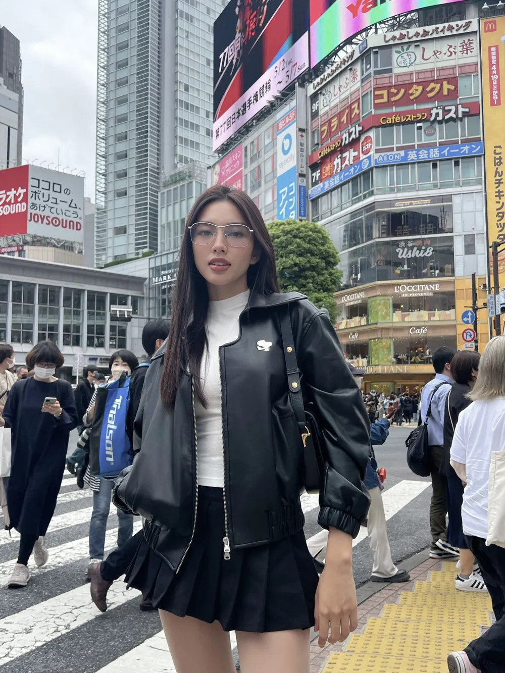 Thùy Tiên đến Nhật Bản. Ảnh: SV Thùy Tiên đến Nhật Bản. Ảnh: SV