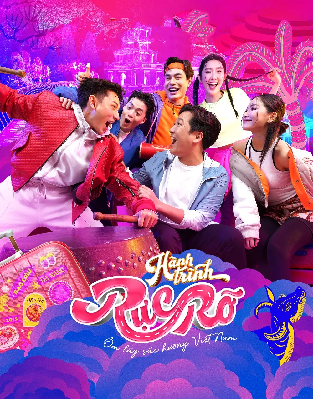 6 nghệ sĩ chính tham gia chương trình. Ảnh: CTCC