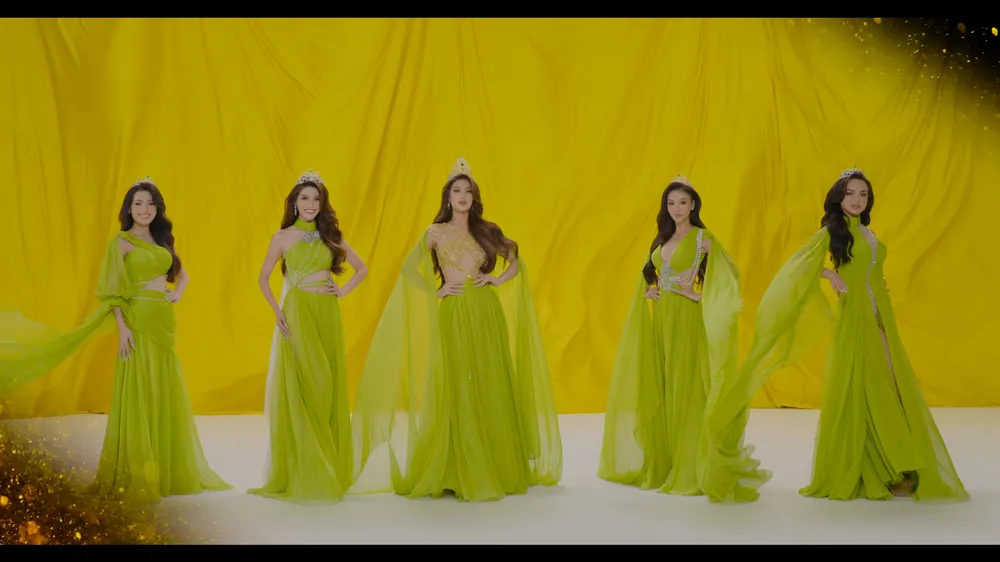 Tốp 5 Hoa hậu Hòa bình Việt Nam 2022. Ảnh: Sen Vàng