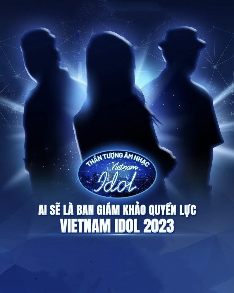 Poster hé lộ bộ ba ban giám khảo chính của chương trình. Ảnh: NSX