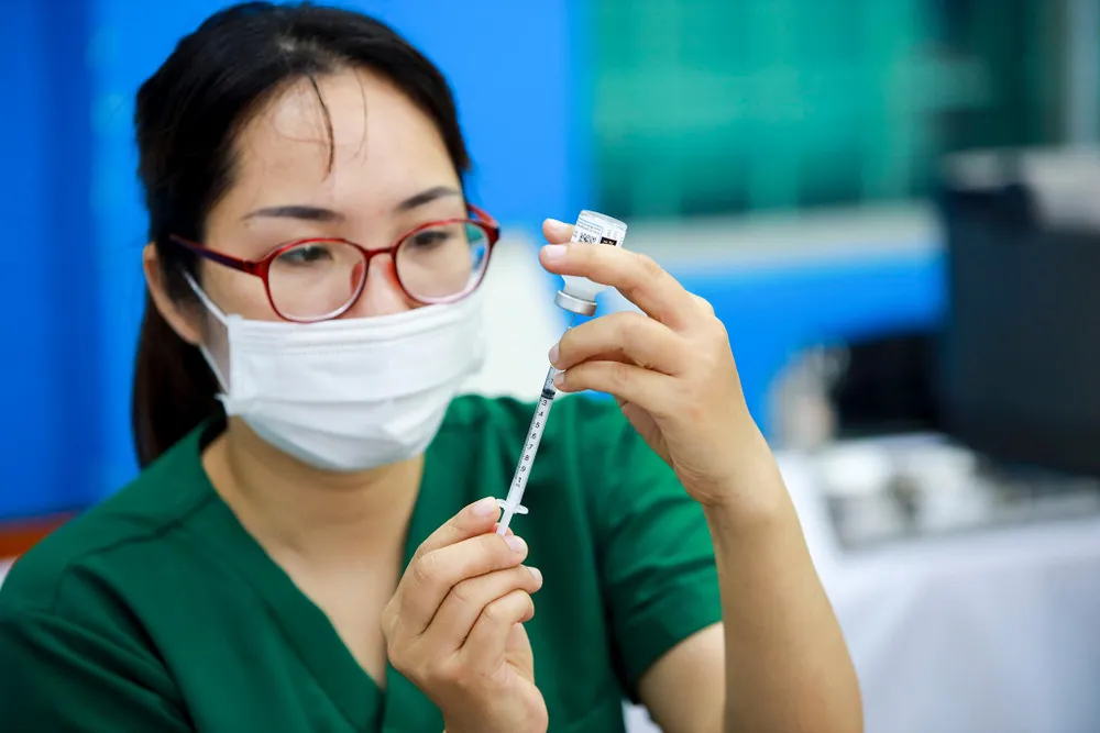 Vắc xin sử dụng tiêm cho trẻ đợt này là Moderna. Vắc xin sử dụng tiêm cho trẻ đợt này là Moderna.