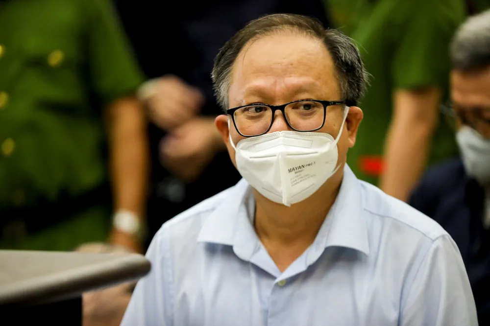 Bị cáo Tất Thành Cang tại tòa.