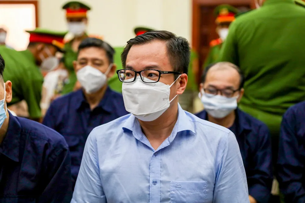 Bị cáo Tề Trí Dũng tại tòa.