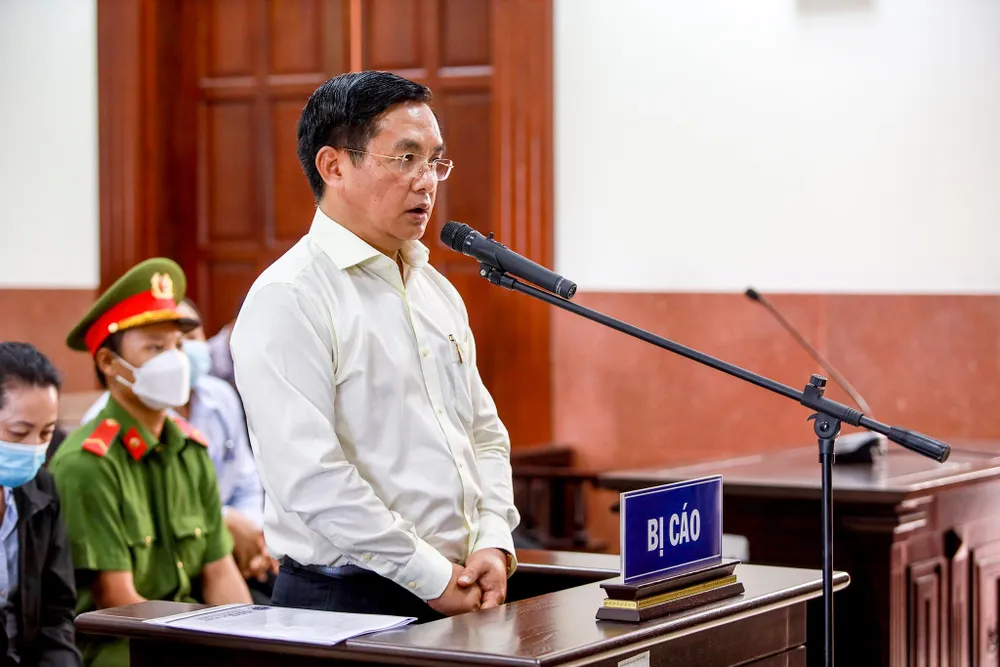 Bị cáo Trần Trọng Tuấn, cựu giám đốc Sở Xây dựng.