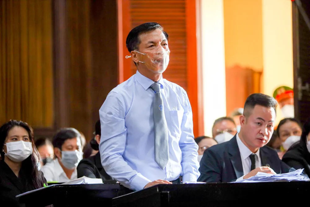 Luật sư Phạm Công Hùng tại tòa