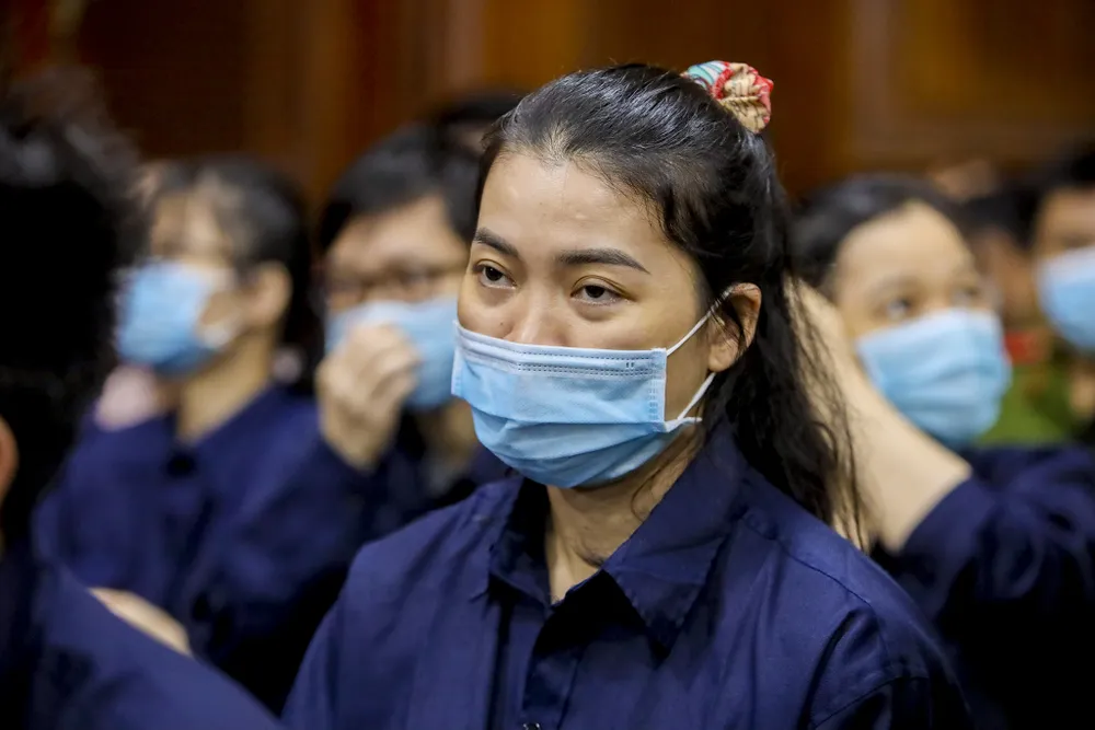 Bị cáo Huỳnh Thị Ngọc Như (Phó tổng giám đốc phụ trách đào tạo Công ty CP địa ốc Alibaba) bị tuyên phạm tội lừa đảo chiếm đoạt tài sản với mức án 17 năm tù.