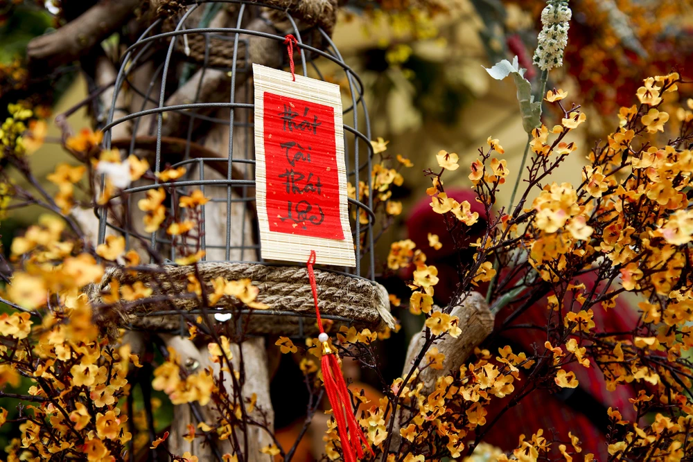 Các tiểu cảnh được trang trí bắt mắt.