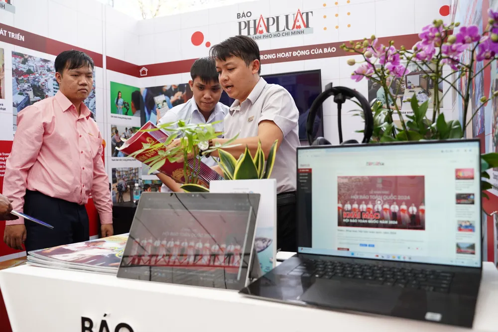 Nhiều hoạt động sôi nổi của Báo Pháp Luật TP.HCM tại Hội báo chí toàn quốc 2024