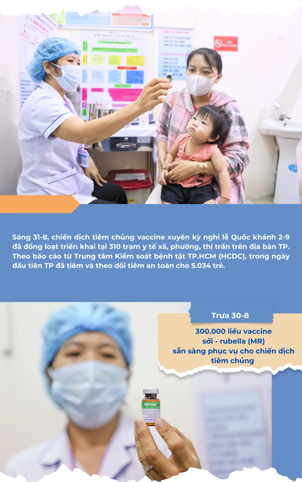 TP.HCM dồn sức tiêm vaccine sởi, nỗ lực tăng miễn dịch cộng đồng