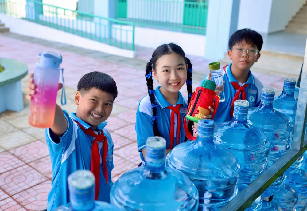 Lễ khai giảng năm học mới của trường THCS đầu tiên phường Bình Trị Đông B