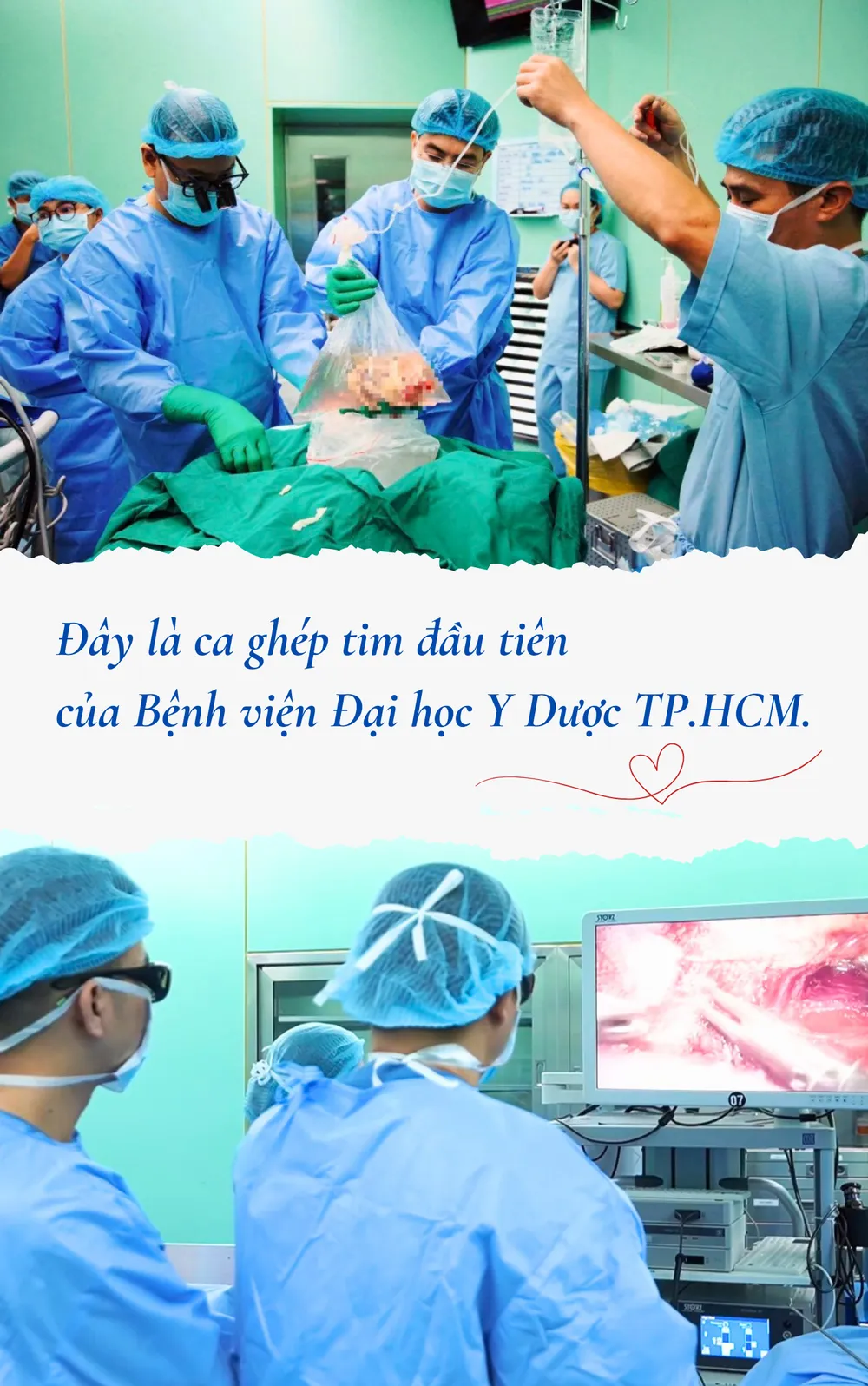 Phép màu phía sau ca ghép tim