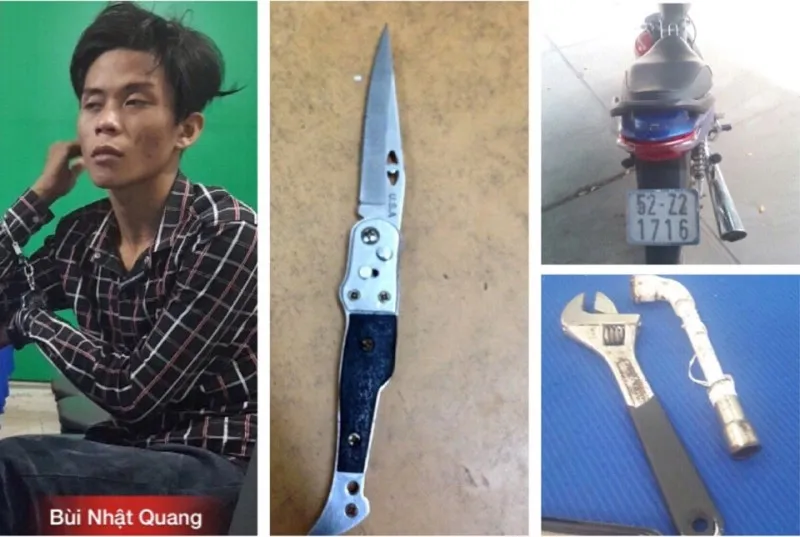 Đạp đầu xe, dùng dao đâm liên tiếp trinh sát đặc nhiệm ảnh 1