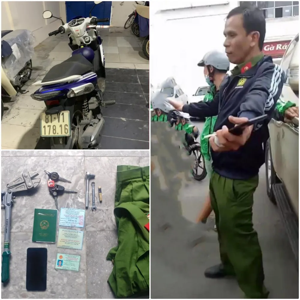 Người trộm xe rồi cởi áo 'khoe' mình là cảnh sát khai gì? ảnh 2 Người trộm xe rồi cởi áo 'khoe' mình là cảnh sát khai gì? ảnh 2