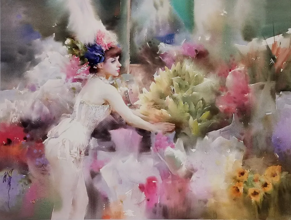 Triển lãm tranh Màu nước Quốc tế mùa thu 2021 ảnh 9