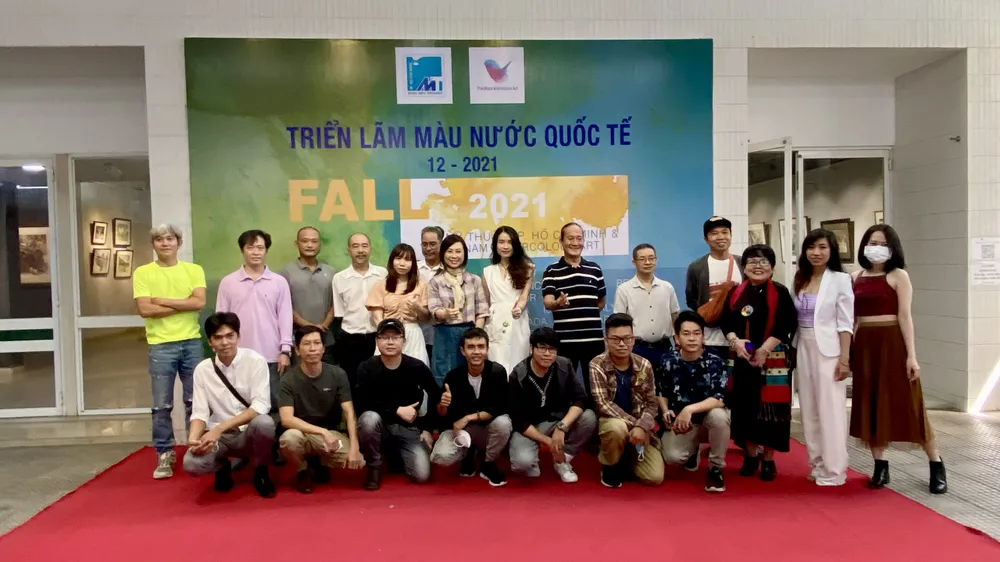 Triển lãm tranh Màu nước Quốc tế mùa thu 2021 ảnh 13
