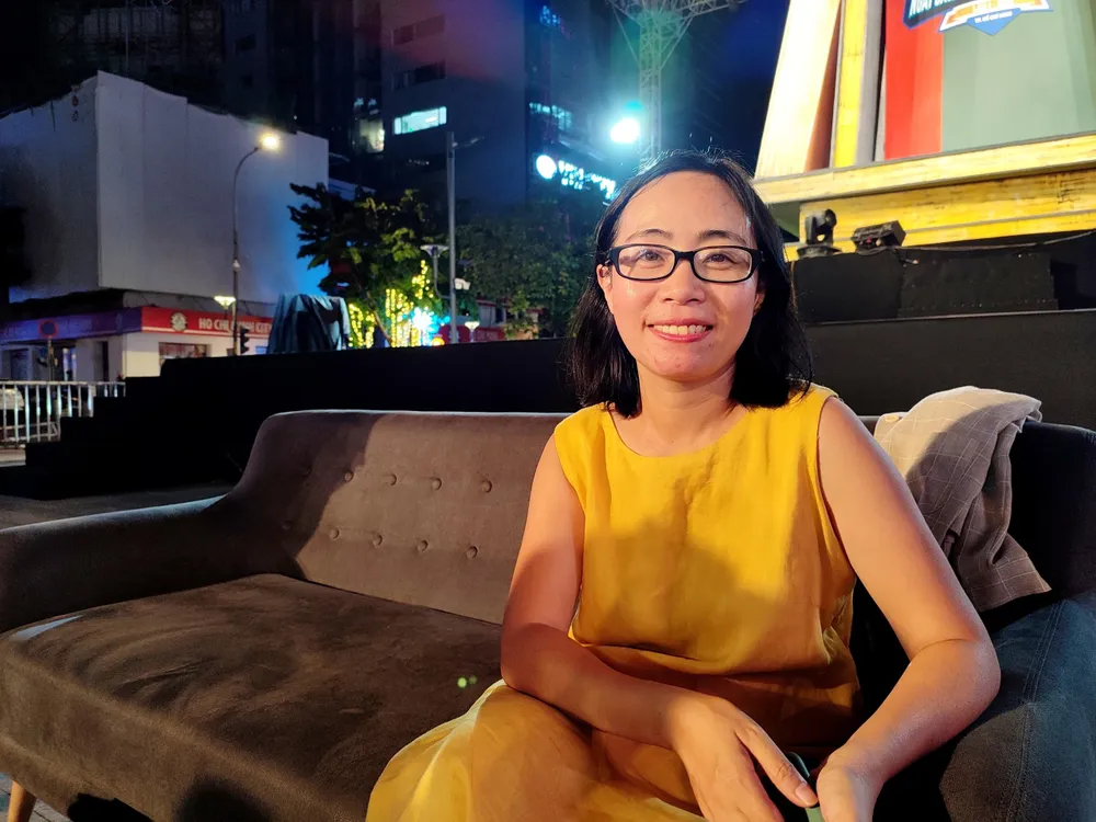 Dịch giả Phương Huyên. Ảnh: NGUYỄN TRÀ