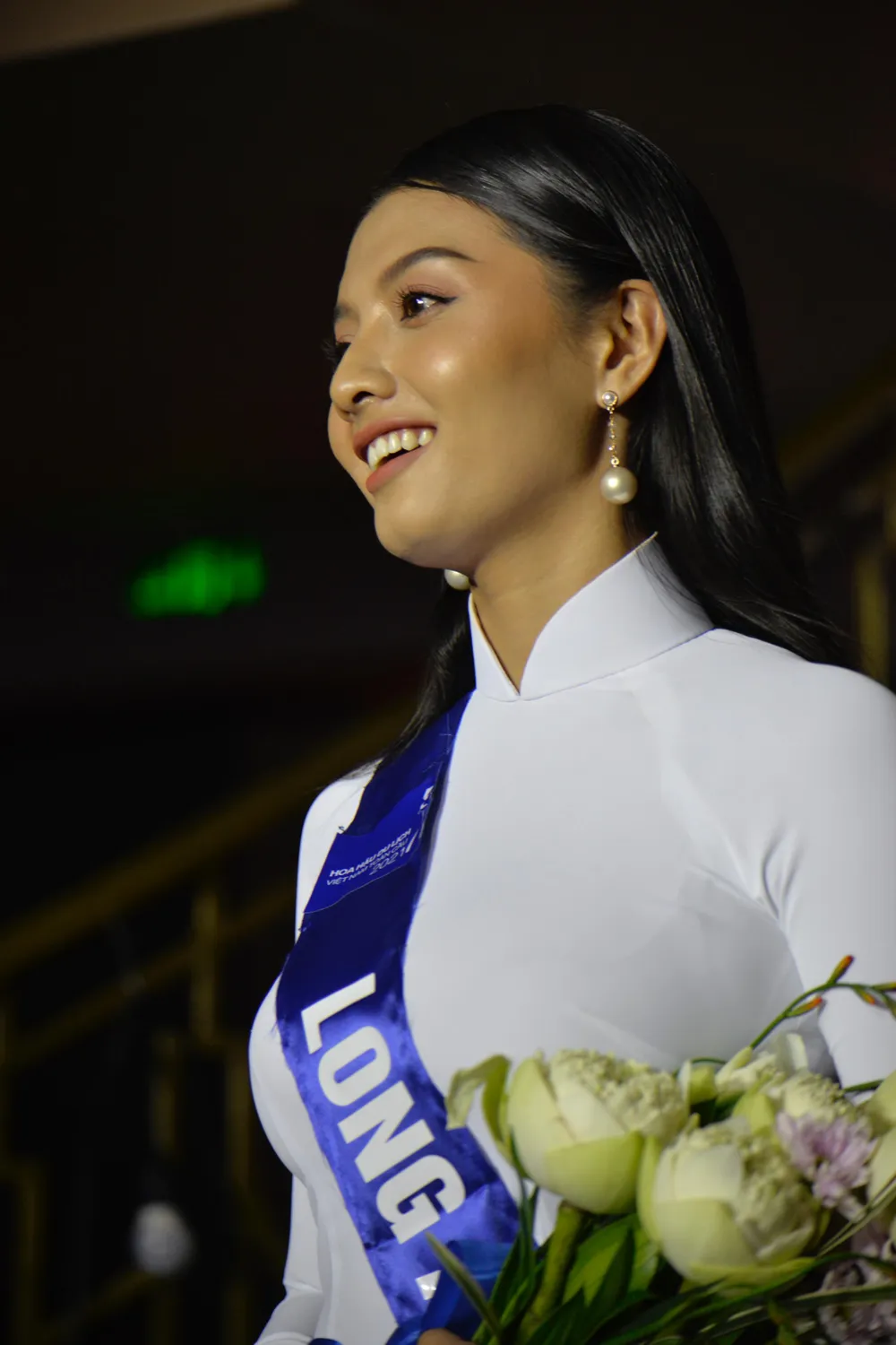 Cô gái Long An với nụ cười rạng rỡ