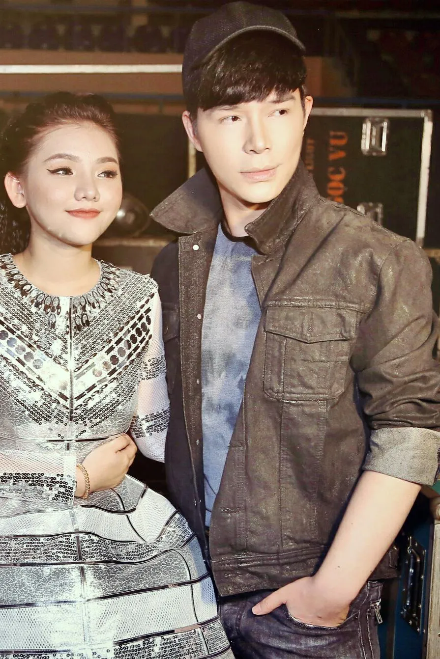 Myra Trần bên thầy Nathan Lee