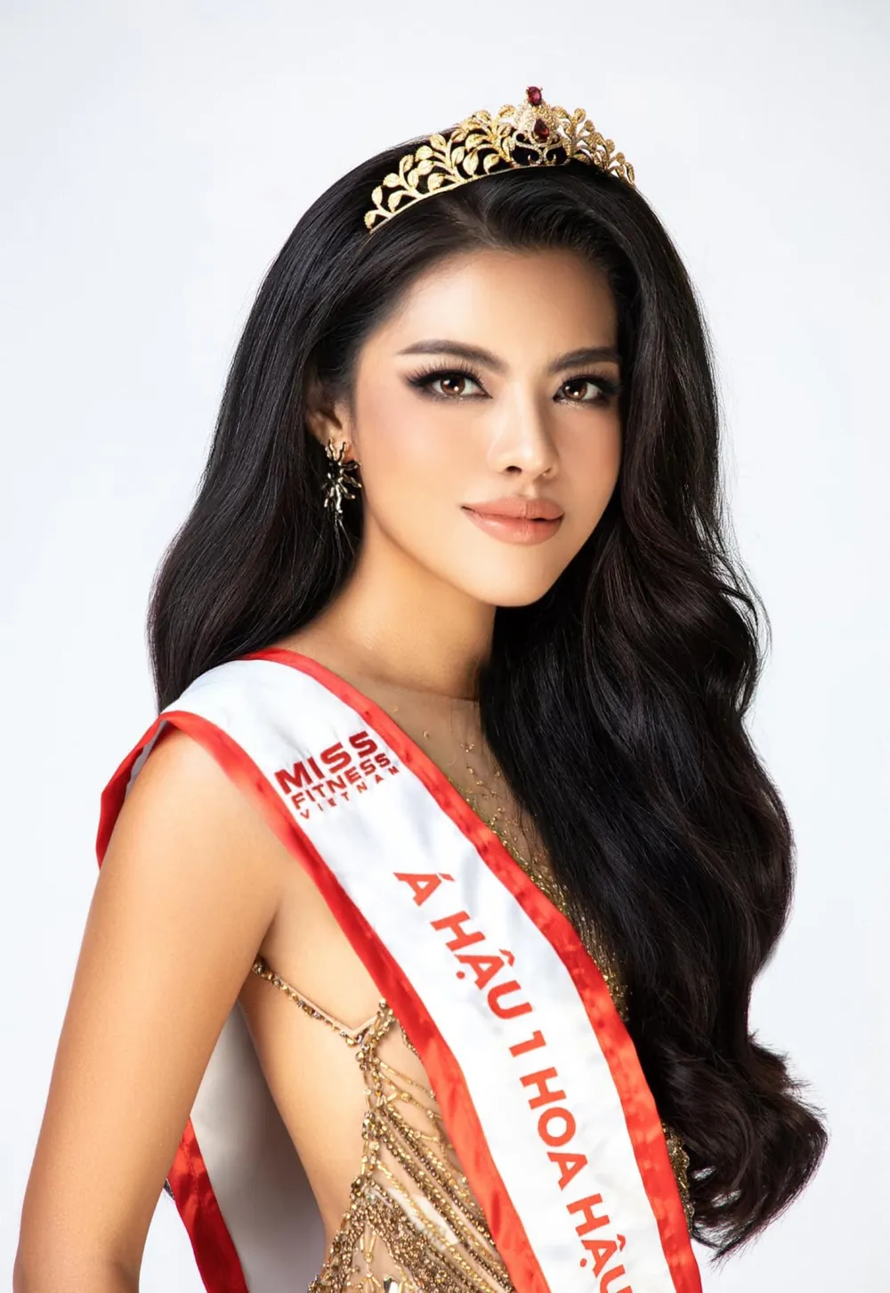 Phương Thảo cao 1m72, đăng quang Á hậu 1 Hoa hậu Thể thao Việt Nam. Ảnh: FBNV