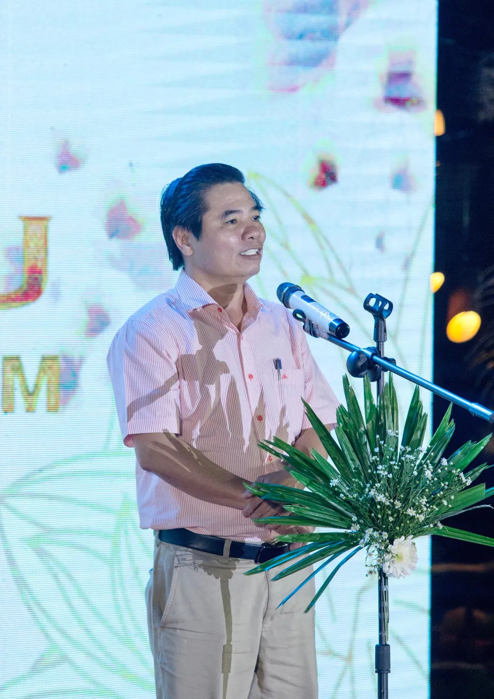 Ông Nguyễn Tiến Dũng phát biểu tại họp báo. Ảnh: SP