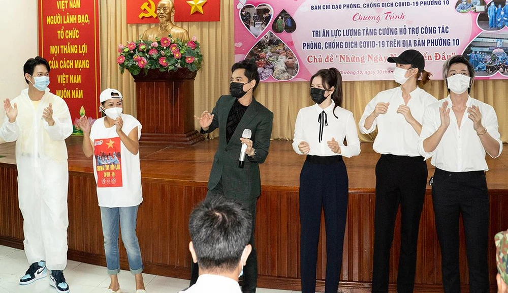 Danh ca Ngọc Sơn, Lý Nhã Kỳ và các nghệ sĩ trong hoạt động thiện nguyện