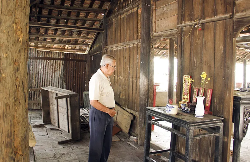 Chùm ảnh: Mối mọt tấn công ngôi đình trên 300 năm tuổi ảnh 12