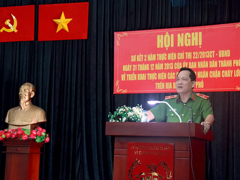 Thiếu tướng Đỗ Minh Dũng, Phó cục trưởng cục PCCC cho rằng công tác PCCC trên địa bàn TP còn bộc lộ không ít tồn tại