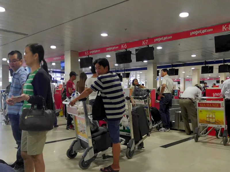 Sáng nay tại Sân bay Tân Sơn Nhất, mọi hoạt động đã trở lại gần như bình thường