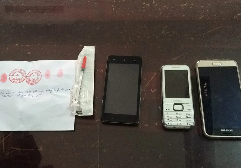 Tang vật bị cơ quan công an thu giữ