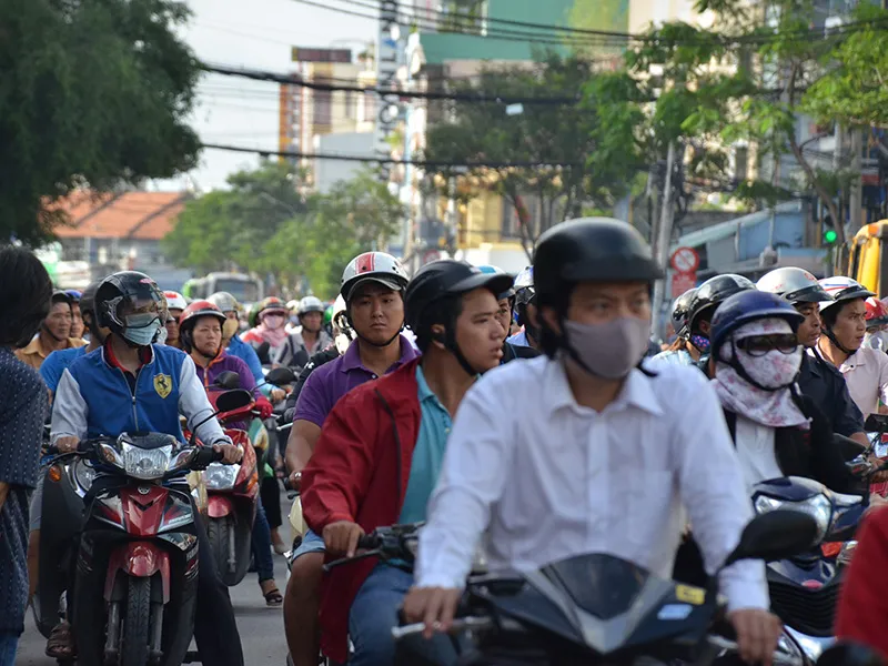 Vụ tai nạn khiến giao thông khu vực ùn ứ