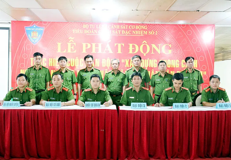 Tiểu đoàn Đặc nhiệm Số 2 ký giao ước siết chặt kỷ luật ảnh 1 Tiểu đoàn Đặc nhiệm Số 2 ký giao ước siết chặt kỷ luật ảnh 1