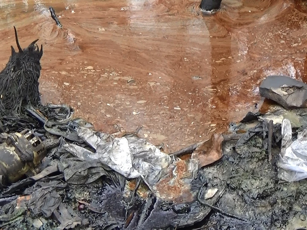 Nấu hàng trăm ngàn lít nhớt lậu, xả thải ra môi trường ảnh 3