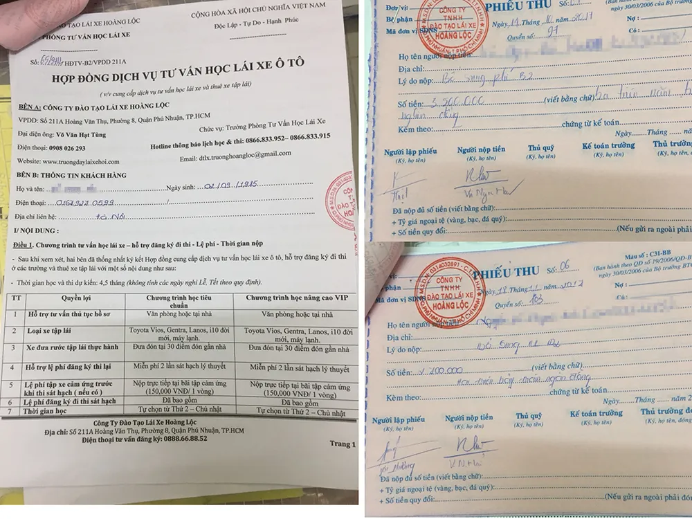 Dân tiếp tục tố Công ty Hoàng Lộc lừa đào tạo lái xe ảnh 3