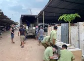 Công an bắt lô hàng điện lạnh Nhật đã qua sử dụng ảnh 2 Tổ công tác 368 TP.HCM ập vào kiểm tra điểm tập kết hàng lậu