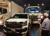 Container cán chết người đàn ông ở nút giao ‘tử thần’ An Sương ảnh 4 8 xe tông liên hoàn trên cầu vượt An Sương, 2 tài xế mắc kẹt