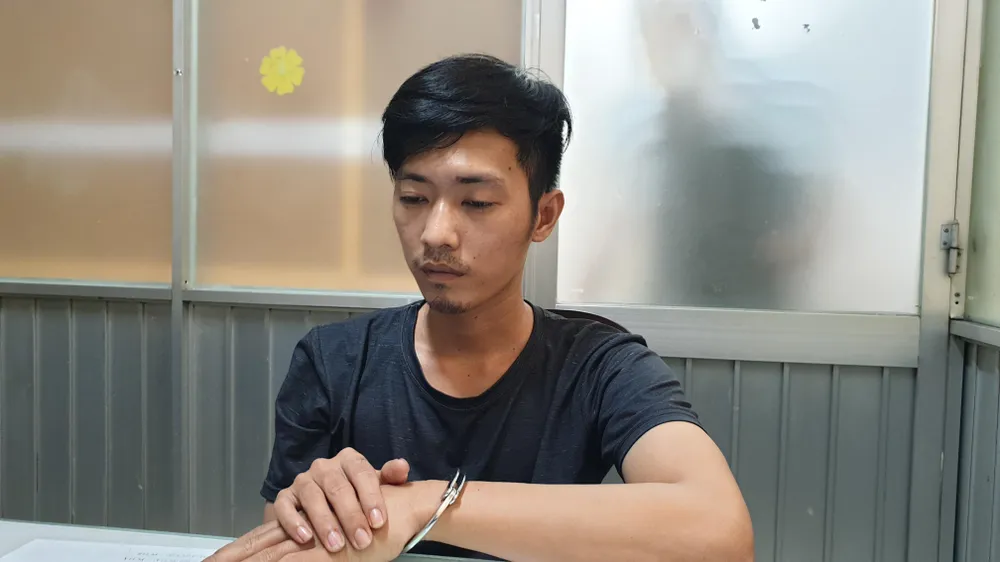 Thái tại cơ quan điều tra. Ảnh: NT