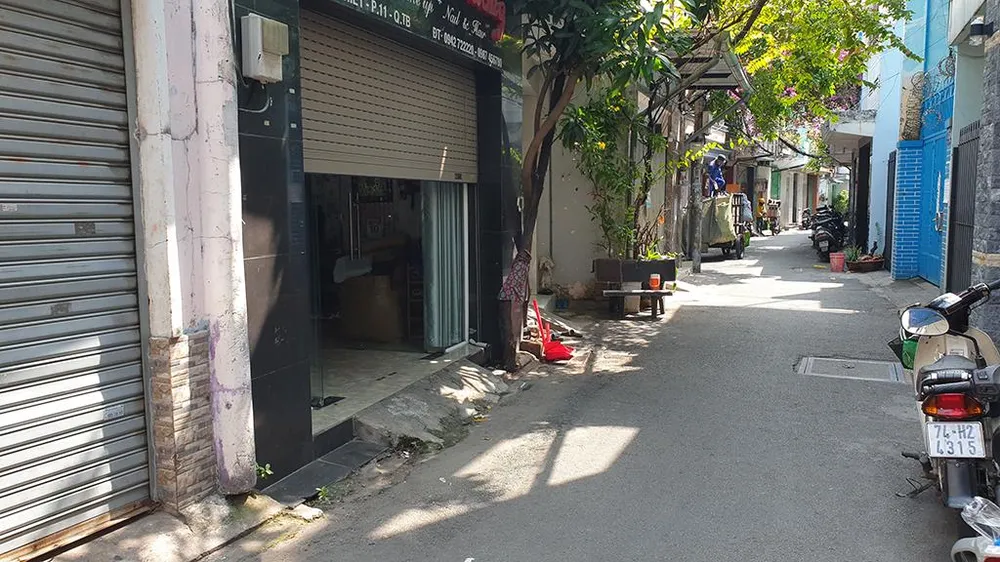 Căn nhà nơi xảy ra vụ việc trên địa bàn phường 11, quận Tân Bình. Ảnh: NT