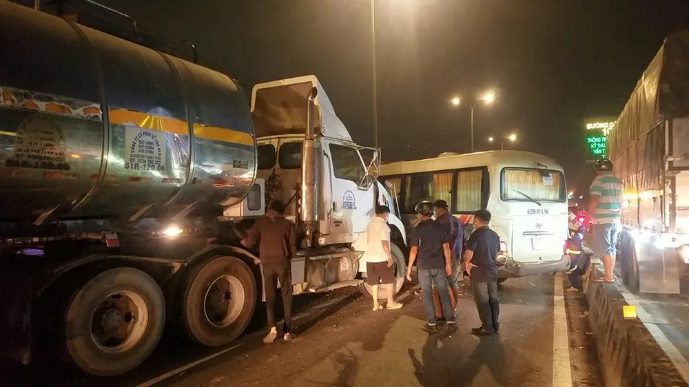 May mắn, vụ việc không gây thương vong về người. Ảnh: HT May mắn, vụ việc không gây thương vong về người. Ảnh: HT