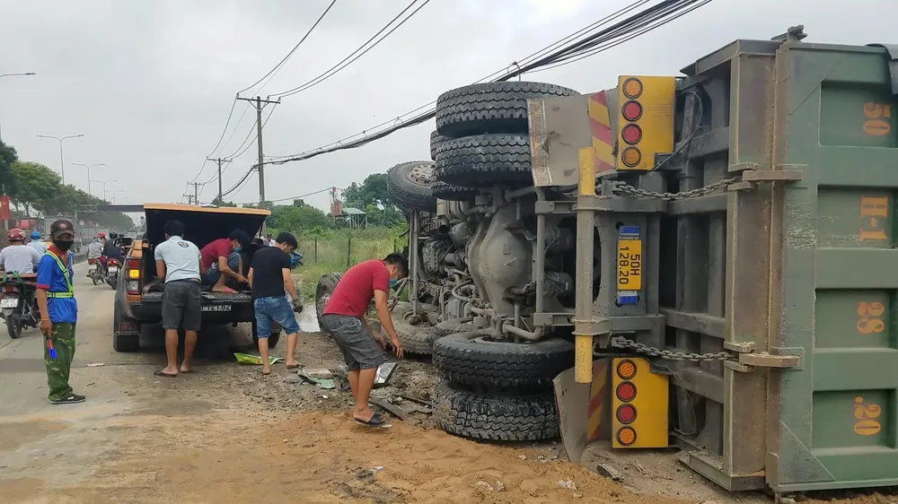 May mắn vụ việc không gây thương vong về người. Ảnh: HT