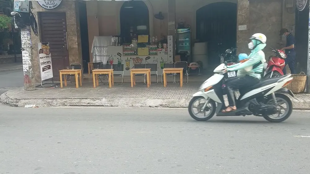 Khu vực xảy ra vụ việc trên đường Huỳnh Thiện Lộc, quận Tân Phú. Ảnh: HT Khu vực xảy ra vụ việc trên đường Huỳnh Thiện Lộc, quận Tân Phú. Ảnh: HT